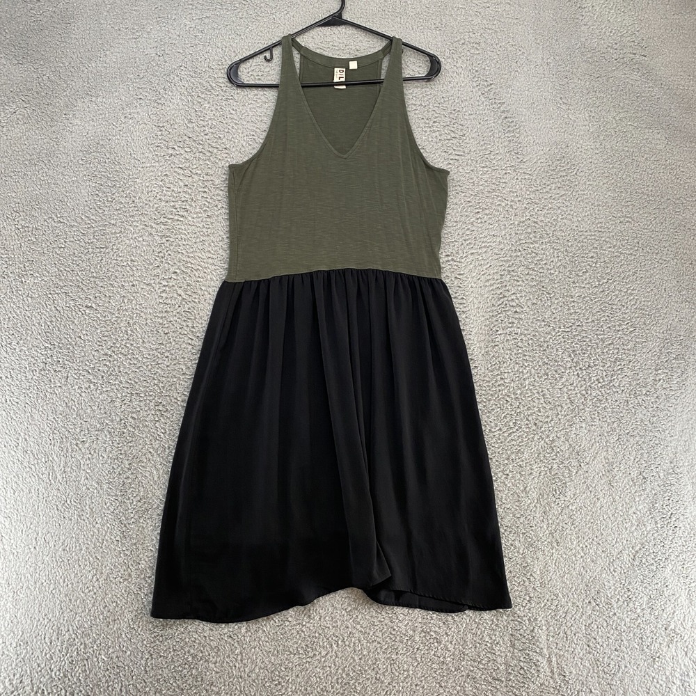 Dolan Tank Dress Womens‎ Medium Colorblock V-Neck Anthropologie Fit Flare